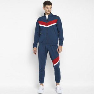 Survêtement athlétique durable pour homme, veste et pantalon personnalisés avec logo, vêtements de sport respirants pour la préparation des matchs - Product Image 1