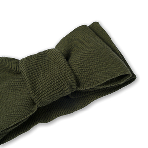 Wholesale 100% Cotton Solid Color Casual Baby Bow Headband Kids Bowknot Headwrap 110cm Custom Packaging <b>Gift</b> Accessory - Product Image 4