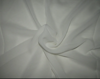 Tissu Georgette 60 GSM Léger et Doux, Tissu Georgette Uni pour Saree, Dupatta, Robe et Confection de Vêtements