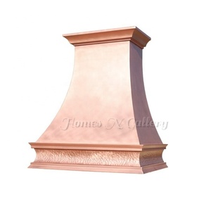 Campana de Chimenea Artesanal para Isla de Cocina, Montada en la Pared, con Tamaño y Acabado Personalizados, Estilo Tradicional Rústico - Product Image 6