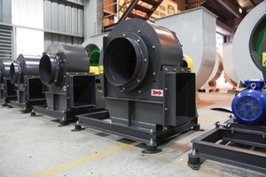 Utilisation de la technologie CNC dans le ventilateur centrifuge à entraînement par courroie industriel CPL-2-4I, soudage robotisé, longue durée de vie, qualité d'usine vietnamienne - Product Image 3
