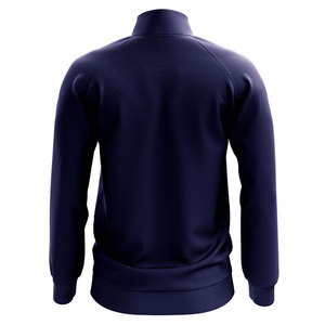 Mens Color Block Track <b>Jacket</b> Zip Up Stand Collar Sports Outerwear Custom Logo Winter Training Coat Sublimation Print <b>Zipper</b> - Product Image 2