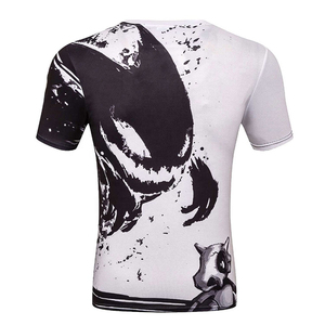 เสื้อยืดซับลิเมชั่นคุณภาพดีที่สุด 100% โพลีเอสเตอร์/คอตตอน ทรงปกติ เป็นมิตรกับสิ่งแวดล้อม ระบายอากาศได้ดี เสื้อซับลิเมชั่นแบบสั่งทำ คอกลม - Product Image 3