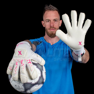 Guantes de Entrenamiento de Portero de Fútbol para Hombre y Mujer, Nuevos, Elegantes, Juveniles, con Palma de Cuero, Agarre, Transpirables, Antideslizantes, Dedos Completos - Product Image 5