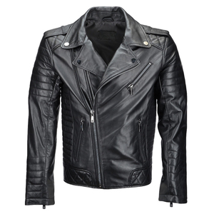 Chaqueta de Invierno Personalizada de Piel de Oveja Genuina para Hombre, Diseño de Chaqueta de Cuero con Cuello de Piel - Product Image 6