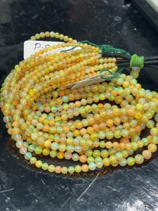 Cuentas Redondas Lisas de Ópalo Etíope Natural AAA de 4.5mm a 7mm, Piedras Preciosas para Joyería, Venta al Por Mayor, Exportación - Product Image 2