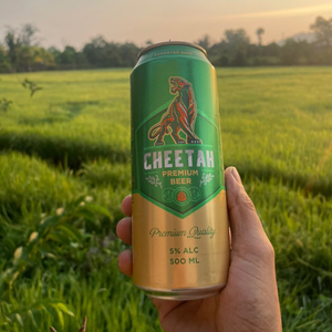Bière Lager Style Champagne 5% d'alcool 500ml en canette aluminium Vente en gros OEM ODM Marque privée du fabricant Camel Vietnam - Product Image 2