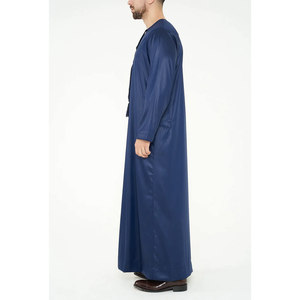 <b>Men</b> Juba Comfortable Traditional Muslim Robe Long Islamic Clothing Modest Loose Fit Breathable Material - Product Image 5