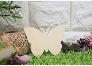 Indian Supplier's Natural Wood Color Wooden Butterfly Hanging Decoration <b>Ornaments</b> <b>Small</b> Size Christmas Ball Tree Decor Affordab - Product Image 5