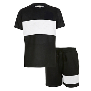 Professional Wear OEM Logo New Men Casual Shorts <b>Sets</b> Short Sleeve T Shirt Shorts Solid <b>Set</b> Men's Wear Clothing Men Summer <b>Set</b> - Product Image 5