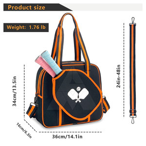 Sacs de pickleball légers les plus vendus, sacs de pickleball de couleur unie, sacs de pickleball de haute qualité - Product Image 3