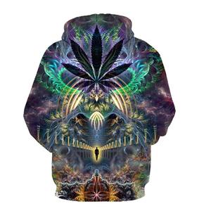 ผลิตจากวัสดุคุณภาพดีที่สุด โพลีเอสเตอร์ผสม เสื้อฮู้ดแขนยาว สตรีทแวร์ แฟชั่น เสื้อฮู้ดแบบซับลิเมชั่น - Product Image 4