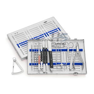 Kit chirurgical d'implantologie dentaire complet, ensemble d'instruments en acier inoxydable autoclavable, kit de chirurgie dentaire, OEM disponible - Product Image 5