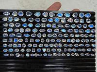 Lot de pierres précieuses en pierre de lune arc-en-ciel, taille élégante naturelle, pour bijoux, au meilleur prix directement du fabricant