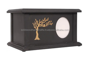 Urnas de cremación de madera para adultos Urnas de madera Urnas funerarias Tamaño personalizado Suministros funerarios - Product Image 2