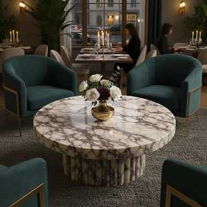 Luxury Handmade Solid Wood Resin <b>Epoxy</b> Dining <b>Table</b> Custom River <b>Table</b> Modern Live Edge Wooden Furniture for Home Hotel - Product Image 3