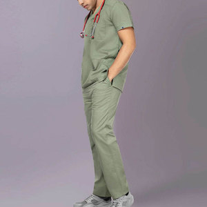 Tenues médicales unisexes 2026, directement de l'usine, personnalisables (design et couleur), en Spandex/Polyester, pour médecins, infirmières et personnel hospitalier - Product Image 3