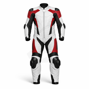 Branded Motorbike Suit for Men Custom <b>Leather</b> Motorcycle Racing <b>Outfit</b> with Individual Sizing for Teams and Bulk Orders - Product Image 1