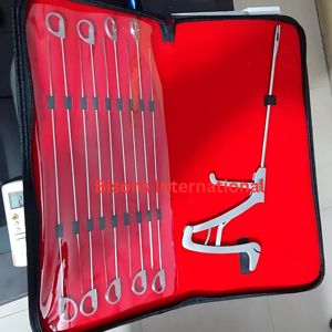 BISONS Instruments de chirurgie articulaire : Passe-fils droit pour suture Scorpion, 3,5 mm, avec 10 aiguilles, pour arthroscopie, vente en gros - Product Image 1