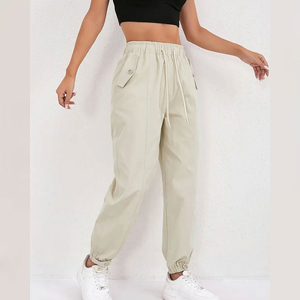 Pantalones Cargo para Mujer de Alta Calidad, Cómodos, Servicio OEM, Precio Bajo, Secado Rápido, Cierre con Cordón - Product Image 4