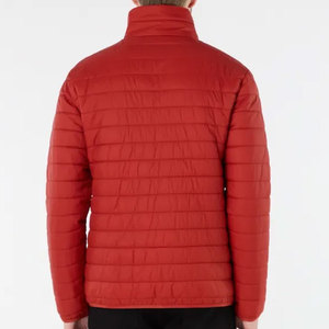 Comfortable <b>Men's</b> <b>Canvas</b> Puffer <b>Jacket</b> for Outdoor Winter Use with Stand Collar and Logo <b>Men</b> Puffer <b>Jacket</b> - Product Image 2