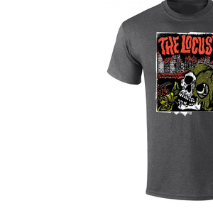 Camiseta de Hombre Estilo Punk The Locust, 100% Algodón, Cuello Redondo, Corte Holgado, Color Sólido, Transpirable y Ecológica - Product Image 6