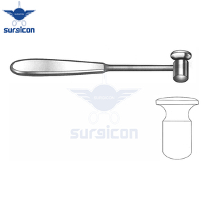 Marteau chirurgical orthopédique Doyen, longueur 21 cm / 8-1/4 pouces, diamètre 25 mm, poids 120 g / 4-1/2 oz, instrument pour os - Product Image 4