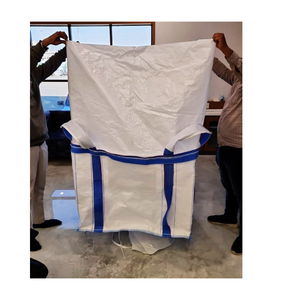 Bolsa Jumbo FIBC de 1.5 Toneladas con Falda Superior, Boquilla de Descarga Inferior, Lazo Circular, Bolsa a Granel de Polipropileno Tejido para Arena, Cemento y Productos Químicos - Product Image 3