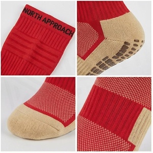 North Approach Red <b>Knee</b> <b>High</b> Athletic <b>Socks</b> Breathable Running <b>Socks</b> for Adults Summer Season - Product Image 4