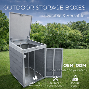 Heavy Duty Aluminium Trash <b>Bin</b> <b>Cover</b> Outdoor | Portable Foldable Garbage Storage EDPTBC000 - Product Image 6