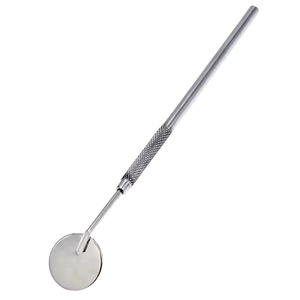 Dental <b>Mirror</b> Tool Manual <b>Dentist</b> Surgery Use CE Certified Stainless Steel Instrument Clear Oral Examination Hermann Meditech - Product Image 3
