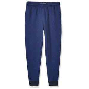 Pantalones de hombre lavados, pantalones con logotipo personalizado para hombre, algodón de alta calidad, color sólido, estilo casual, corte recto, cierre elástico medio, OEM - Product Image 1