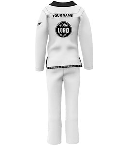 Kimono de Jiu Jitsu Brasileño BJJ con Logotipo Personalizado, Uniforme Profesional de Artes Marciales de Algodón con Tejido Perla para Competencia y Entrenamiento - Product Image 6