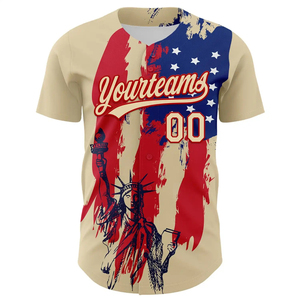 Maillot de baseball vintage à manches courtes 100 % polyester respirant et à séchage rapide pour homme – Meilleure vente à prix abordable - Product Image 5