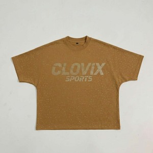 T-shirts longs unis avec strass, impression numérique personnalisée du logo, vente en gros, streetwear, haute qualité, respirant, coupe classique - Product Image 6