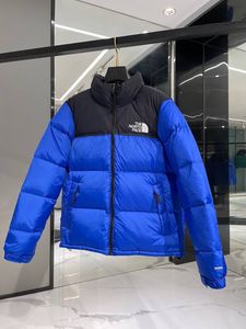 Premium Quality Unisex Puffer <b>Jacket</b> Windproof Stand Collar Casual <b>Winter</b> Zipper Closure Regular Fit Solid Color - Product Image 2