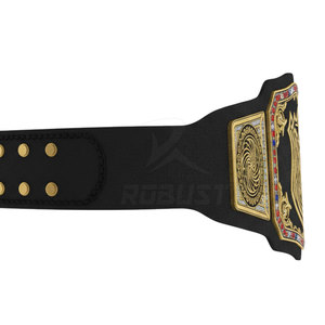 Ceinture de championnat en cuir écologique personnalisable, légère et durable, pour l'entraînement aux arts martiaux - Product Image 3