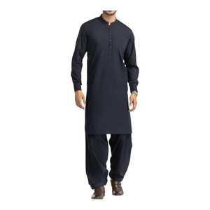 Plus Size <b>Men's</b> Classic Cotton Weaving <b>Kurta</b> Set Traditional Shalwar Kameez with Modern Design for Party Wear Special Occasions - Product Image 1