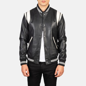 High Performance Men <b>Genuine</b> <b>Leather</b> <b>Jacket</b> 2026 New Arrival <b>Leather</b> <b>Jacket</b> Manufacturer Supplier - Product Image 2