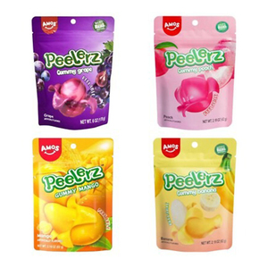 AMOSS Peelerzz Caramelos de Goma Pelables con Sabor a Mango 6oz 170g Hechos con Jugo de Fruta Real, Ganador del Premio al Sabor Superior 2024, Venta al por Mayor - Product Image 3