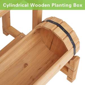 Jardinière élégante surélevée PPL pour l'extérieur, idéale pour les plantes, les fleurs et les pots de fleurs - Product Image 6