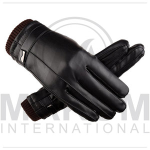 Gants en cuir de mouton et coton de qualité supérieure, taille personnalisée, confortables pour les activités quotidiennes, les voyages et les activités hivernales en extérieur, style décontracté et uni. - Product Image 4