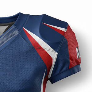 Uniforme de Fútbol Americano Sublimado Personalizado, Tela de Malla Transpirable, Logotipo del Equipo y Número Personalizados, Equipo de Juego Resistente - Product Image 5