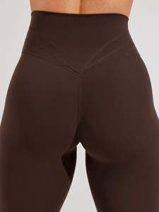 Leggings Deportivos de Cintura Alta para Mujer, de Alta Calidad, con Logotipo Personalizado, Suaves como la Mantequilla, Ecológicos, Hechos con Material Reciclado - Product Image 6