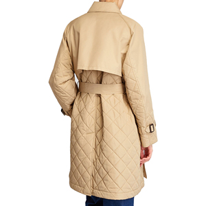 Manteau long ceinturé pour femme, élégant et chaud, vêtement d'extérieur d'hiver, style décontracté et tendance, vente en gros, fabricant, long kimono, sur-manteau à revers - Product Image 2