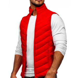 Men's <b>Quilted</b> Puffer Vest Sleeveless Zip Up Waistcoat Waterproof Breathable Windproof <b>Winter</b> Outerwear - Product Image 6