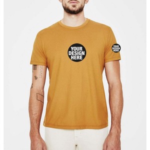 Camisetas Lisas al por Mayor para Hombre, Corte Regular, Listas para Impresión DTG Personalizada, 100% Algodón, Camisetas Personalizadas - Product Image 1