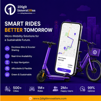 Bisiklet ve Scooter Paylaşım Uygulaması Geliştirme Mikro Mobilite Kiralama Platformu