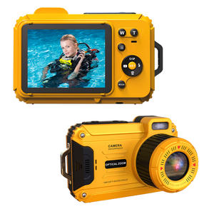 Appareil photo numérique 4K 56MP étanche jusqu'à 33 pieds avec zoom optique 6X, anti-tremblement, flash, détection de visage, capteur CMOS pour la plongée - Product Image 1