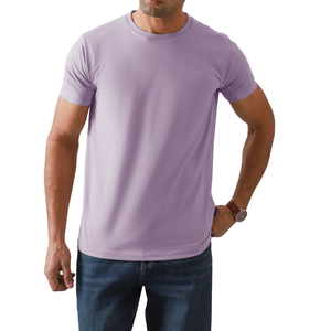 Camiseta de Algodón 100% de Lujo para Hombre, Talla Grande, 220 g/m², Hombros Caídos, Corte Holgado, Logotipo Personalizado, Estilo Hip Hop Urbano, Venta al Por Mayor - Product Image 1